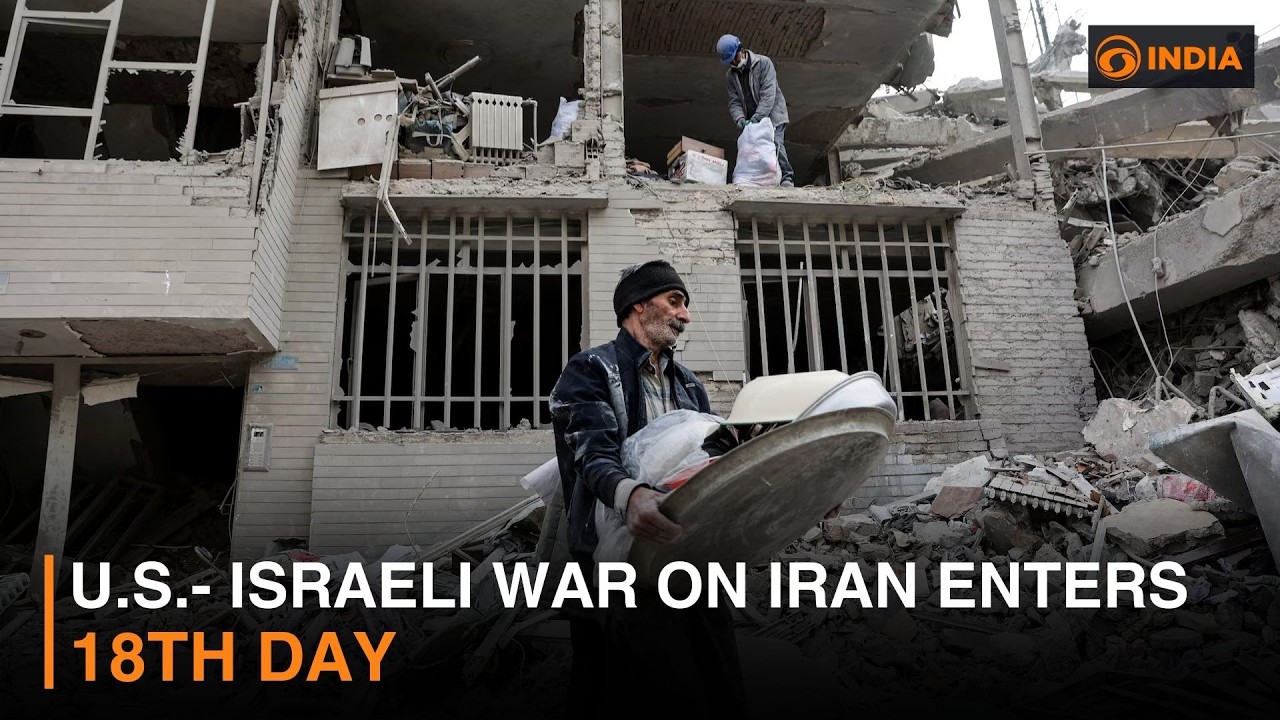 U.S.- Israeli war on Iran enters 18th day