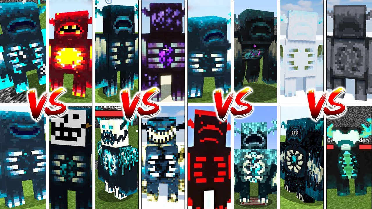 ALL NEW WARDENS Tournament - Minecraft Mob Battle