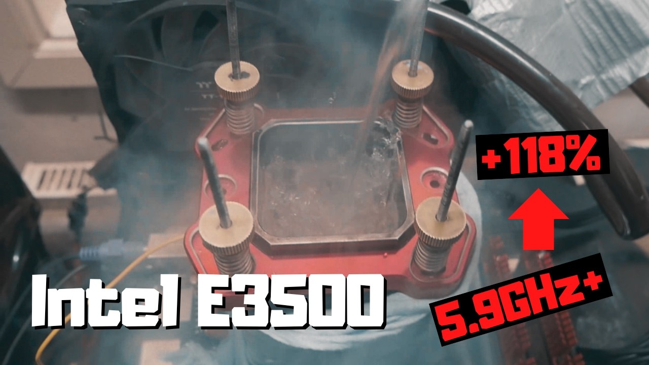 Удвойте производительность процессора &mdash; разгон Intel Celeron E3500 до рекордных 5,9 ГГц