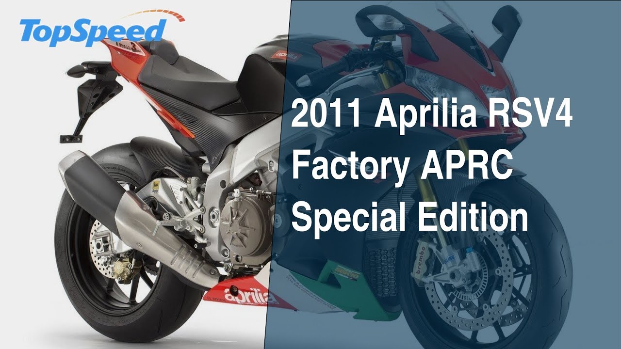 2011 Aprilia RSV4 Factory APRC Special Edition