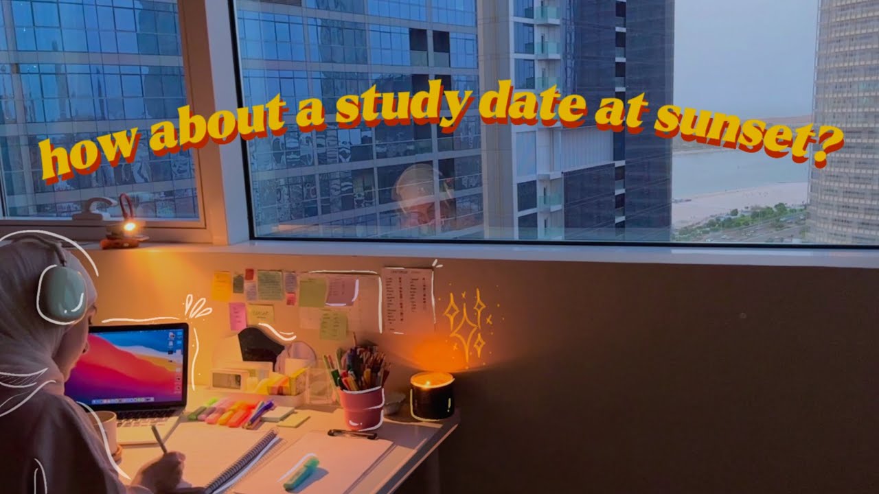 Study Date | Episode 06 | ft. Sunset ✨🌆 ساعة دراسة