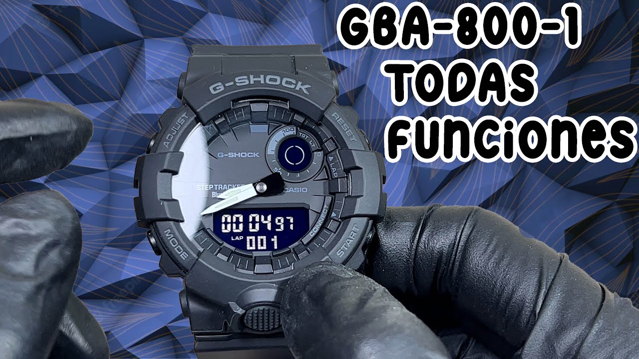 Como Configurar GBA-800 la Hora, Manecillas y TODAS las FUNCIONES