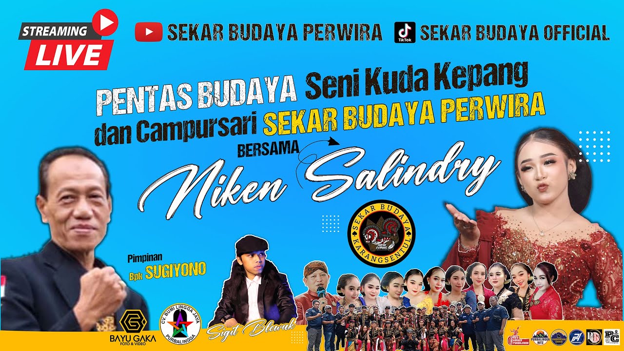 JARAN KEPANG, NIKEN SALINDRY BERSAMA SEKAR BUDAYA PERWIRA LIVE