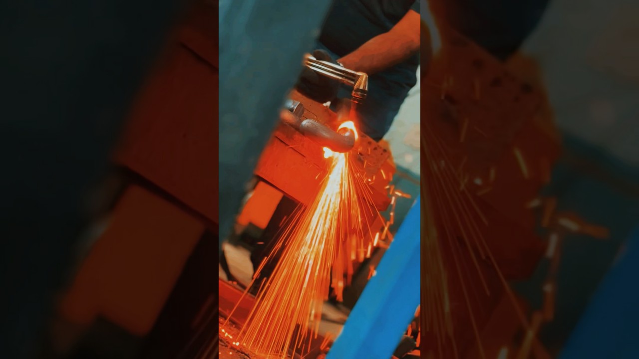 38mm Dia Round Rod U-Bend | Heavy Heat Bending Work 🔥 
