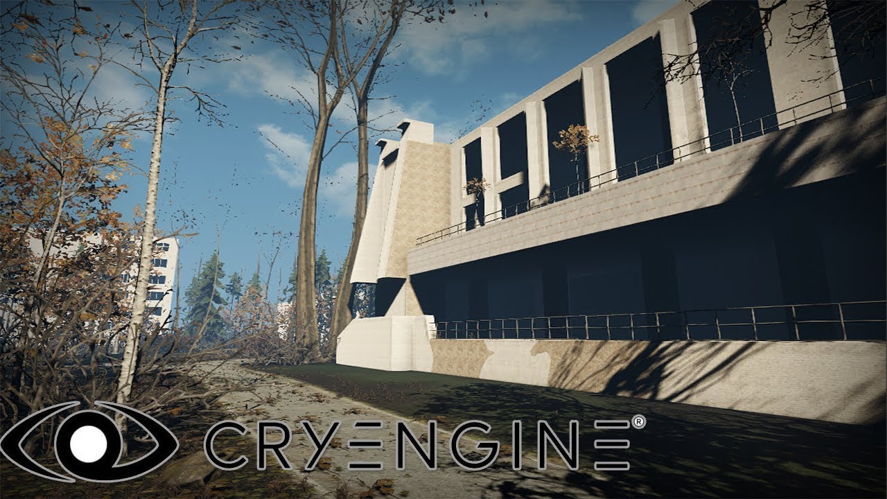 CRY ENGINE 3 Speed Level Design Улица из города Припяти