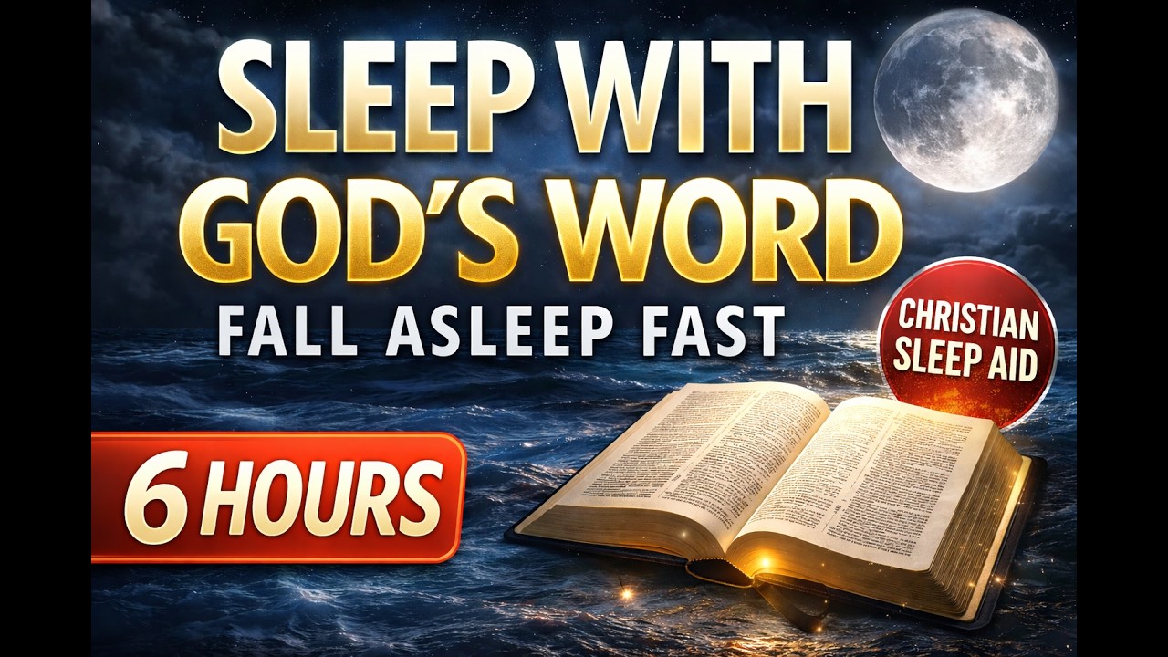CAN'T SLEEP? LET GOD'S WORD GUARD YOUR NIGHT | 100+ Promises Over Your Life | Ocean Waves