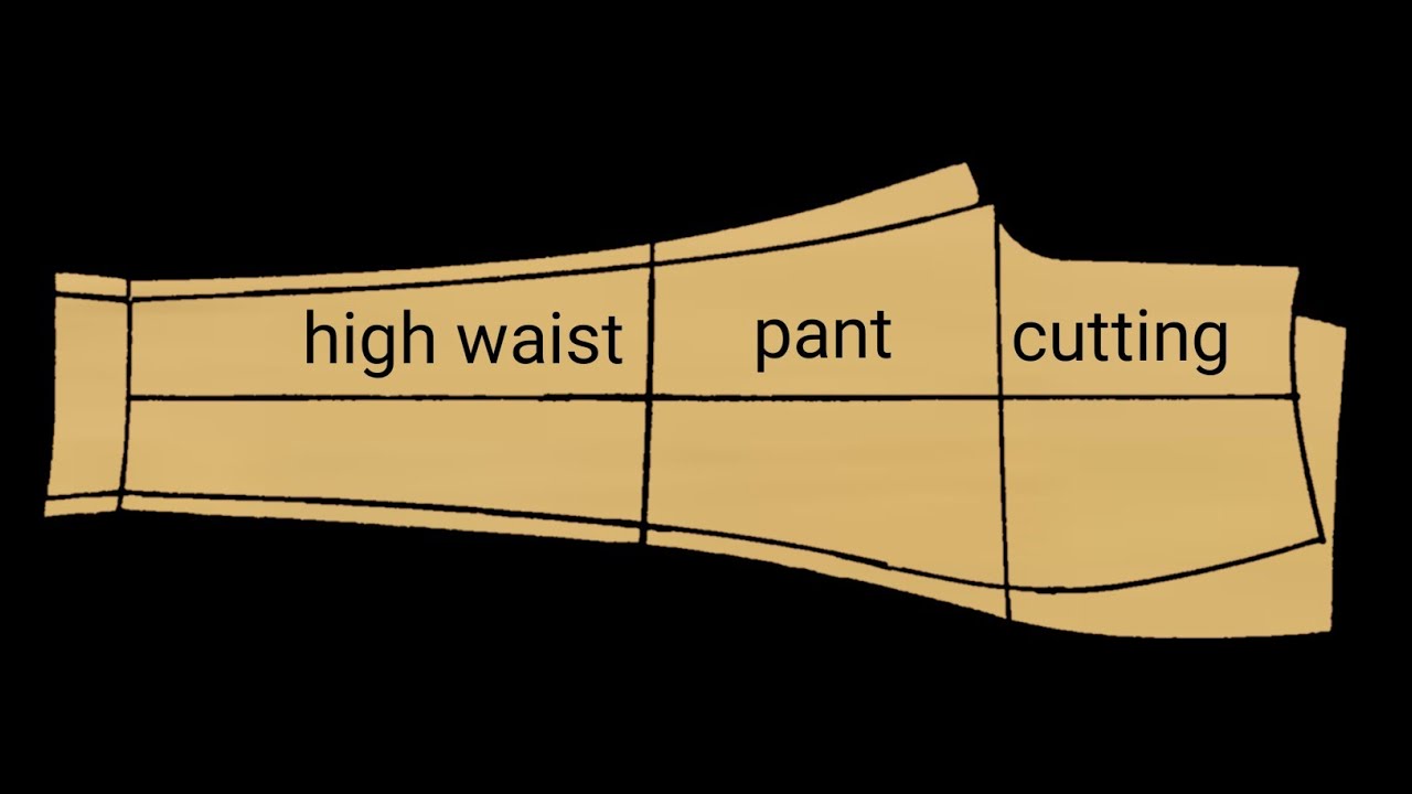 high waist pant cutting / pant cutting / shabbir master / ladies pant cutting