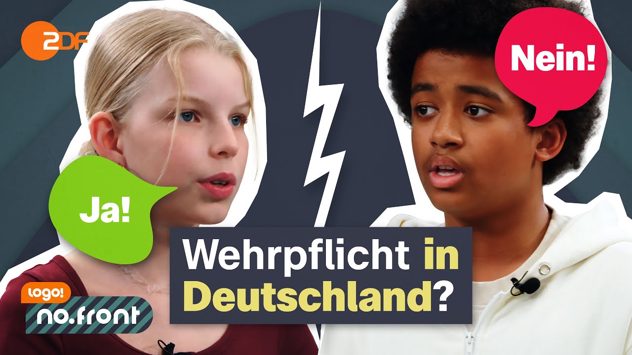 Sollte es wieder einen verpflichtenden Wehrdienst geben? | logo! no.front | Schüler-Debatte