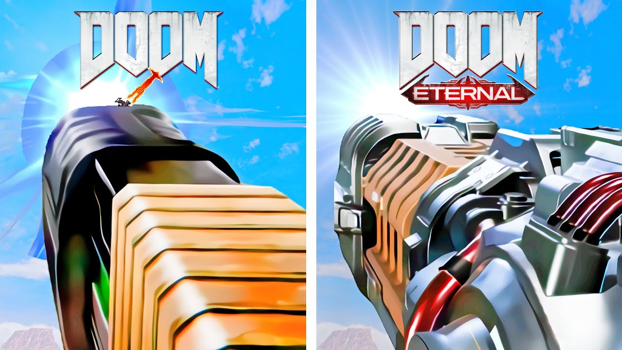 DOOM Eternal vs. DOOM Remake - Weapons Comparison