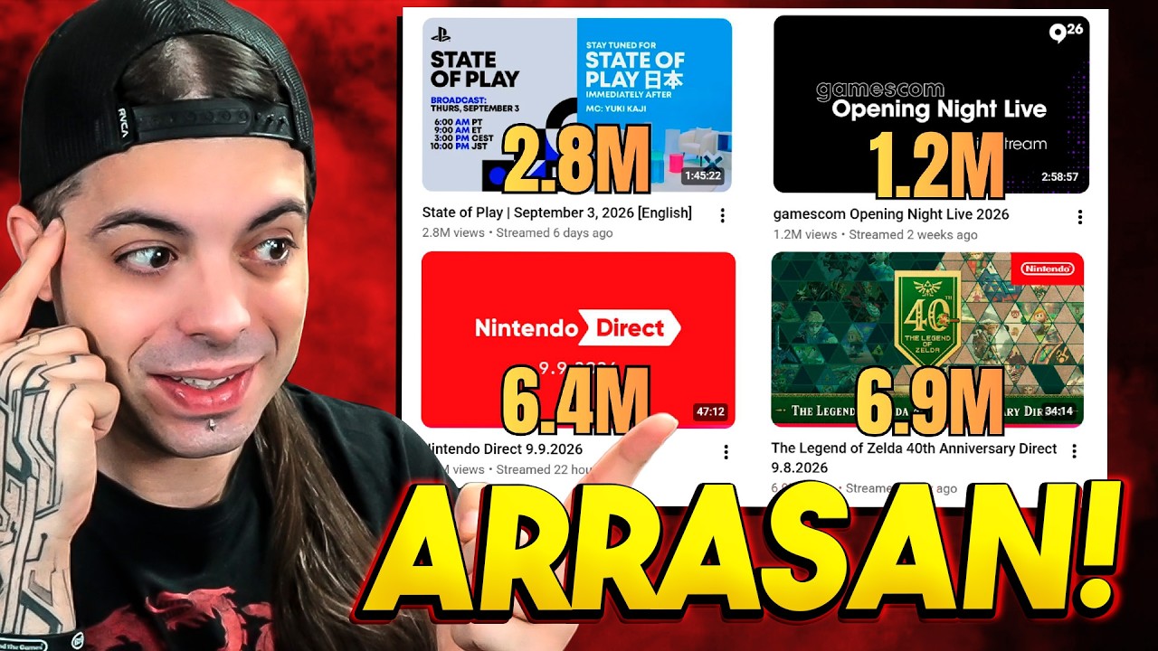 💥 GRANDES NOTICIAS para Nintendo SWITCH 2! Arrasan en AUDIENCIA y + BOMBAZOS!