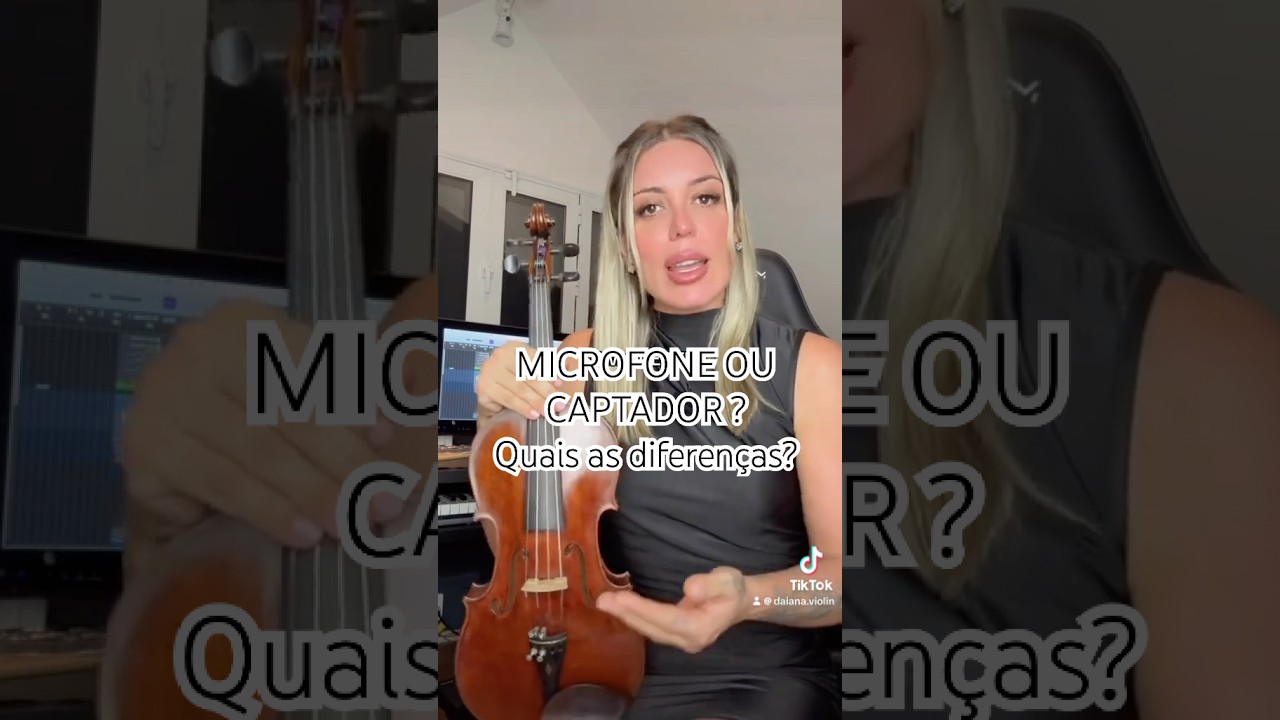 MICROFONE OU CAPTADOR PARA INSTRUMENTO?