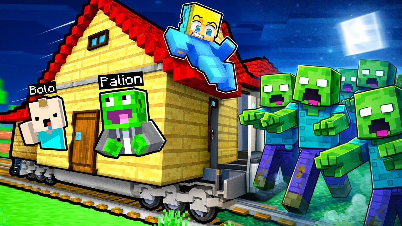 BUDUJEMY DOM NA POCIĄGU ABY POKONAĆ APOKALIPSE ZOMBIE!