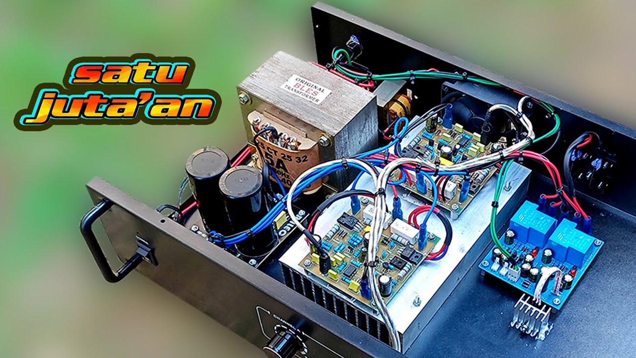 MERAKIT POWER 500 WATT SOCL 506 STEREO KE DALAM BOX