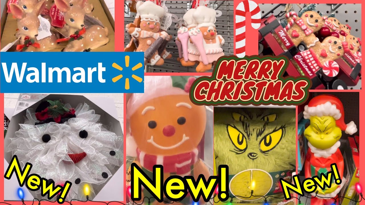 I’m back @ WALMART to see More New Christmas!🎄I found my GINGERBREAD BOY BLOW MOLD😍