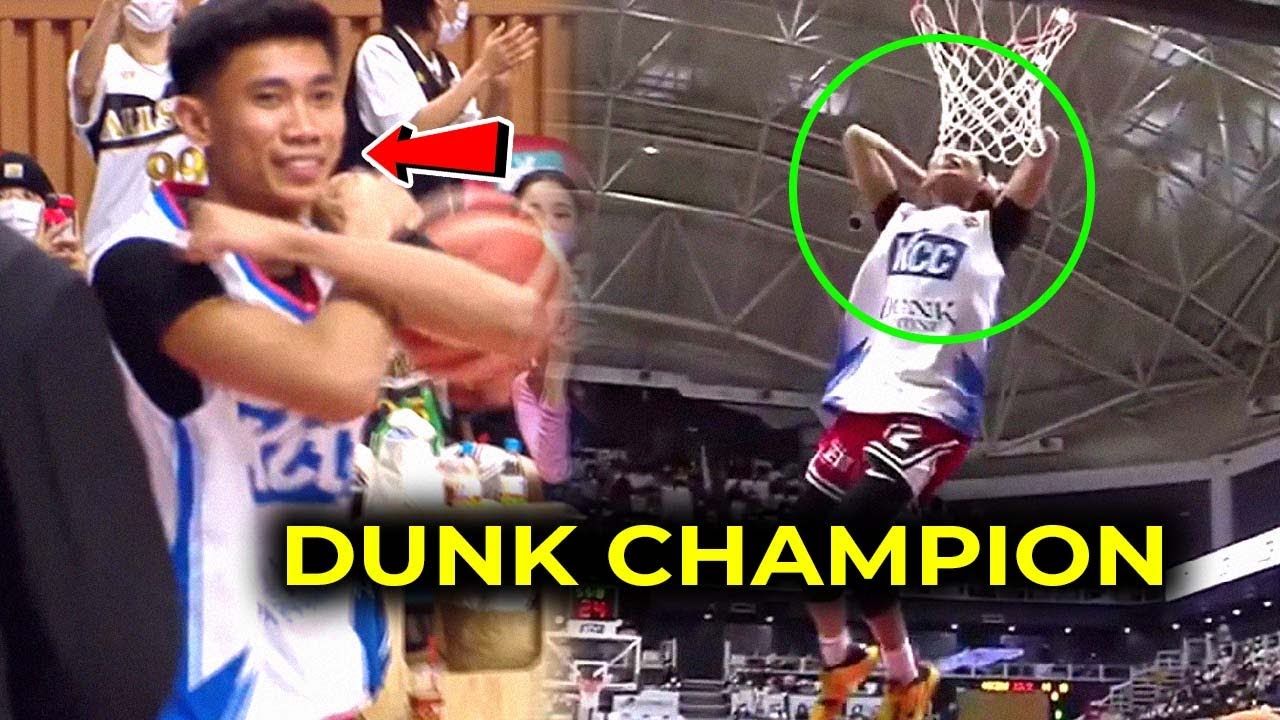 Kulang pa ang Scorecard kay Rhenz Abando, easy WIN sa Dunk Contest ng Korea!