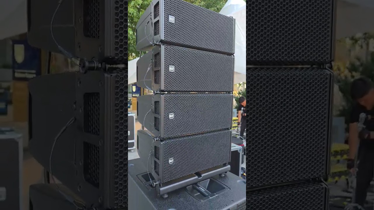RCF HDL-6A Line Array | RCF SUB-9006 High-powered touring subwoofers