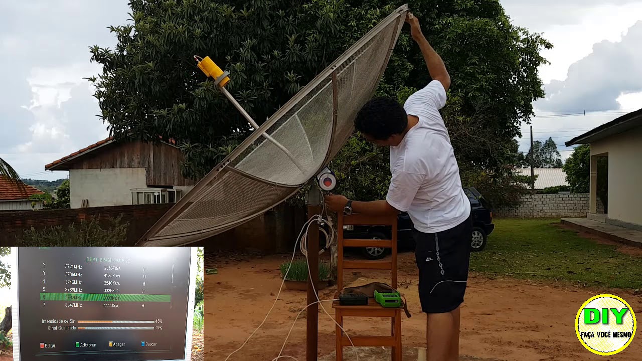 Curso de Apontamento de Antenas - Em Busca de Canais Abertos - 65W Banda C & Banda KU