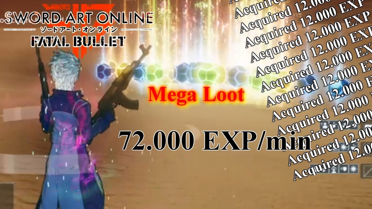 SUPER FAST EXP FARM (EXTREME) - SWORD ART ONLINE FATAL BULLET