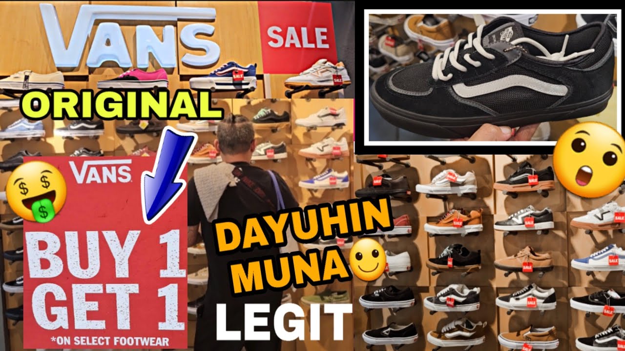 VANS SHOES Original BUY 1 GET 1 at 30% off sale,Apparel 3Pcs for P999, SULIT!Vans Gateway cubao
