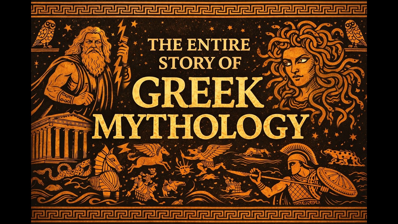 No Ads * The Entire Story of Greek Mythology | History for sleep