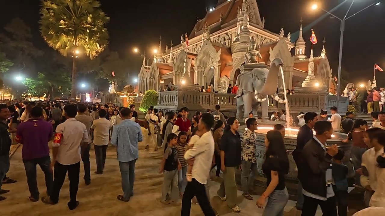 វត្តស្លែងចាស់ បញ្ចុះខណ្ឌសីមា  Chùa Sleng Chás Khánh Thành mùng 6 7 8