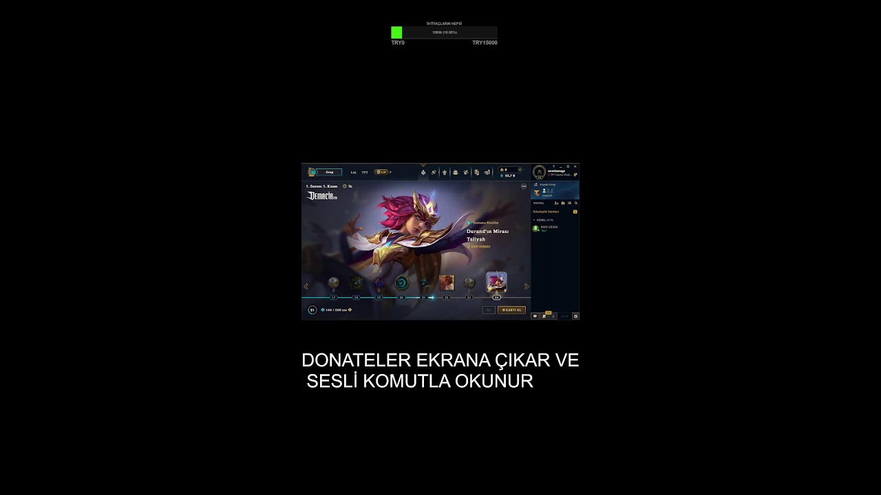 YENİ TRAŞLA İLK YAYIN  DONATE LİNK AÇIKLAMADA
