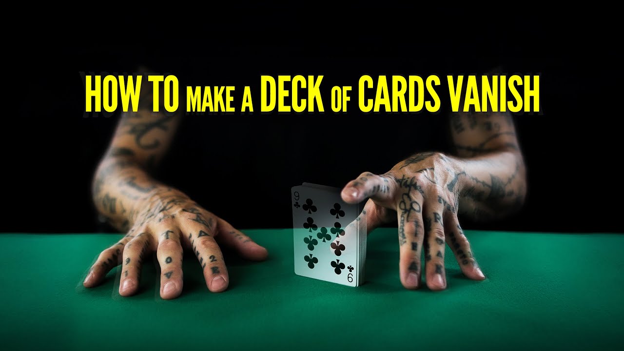 How To Make a Deck of Cards Vanish - TUTORIAL