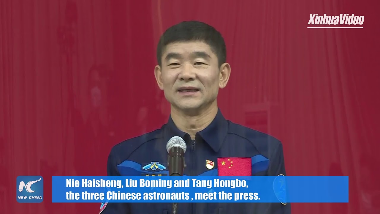 LIVE: Meet the crew of China’s Shenzhou-12 manned space mission
