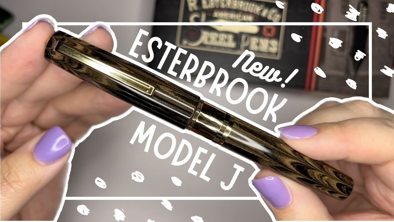 The New Esterbrook Model J in Antique Rose! 🌹 Beautiful Ebonite Fountain Pen