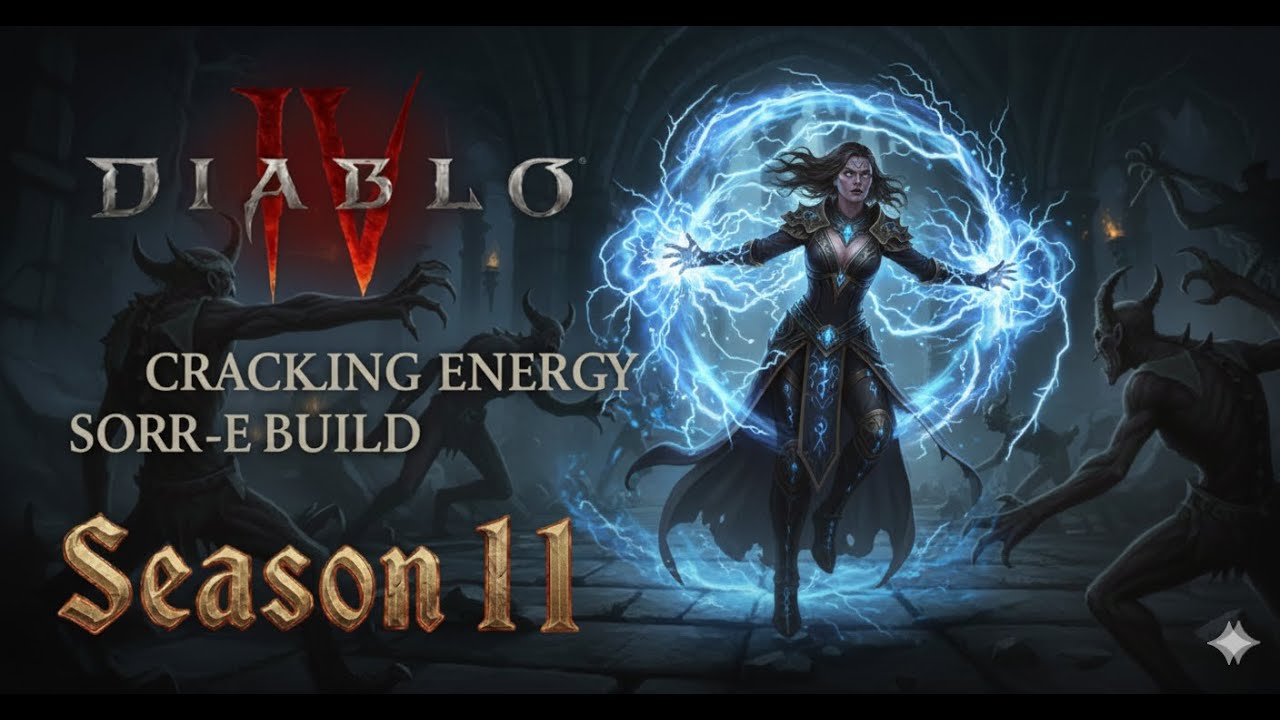 Diablo 4 Season 11: INFINITE TELEPORT Crackling Energy Sorc Speedfarm Build