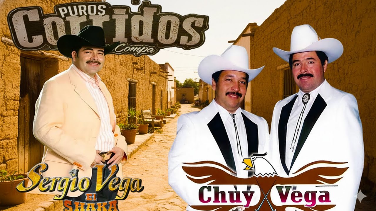 Chuy Vega vs Sergio Vega Grandes Exitos - Puros Corridos Viejitos Mix Para Pistear