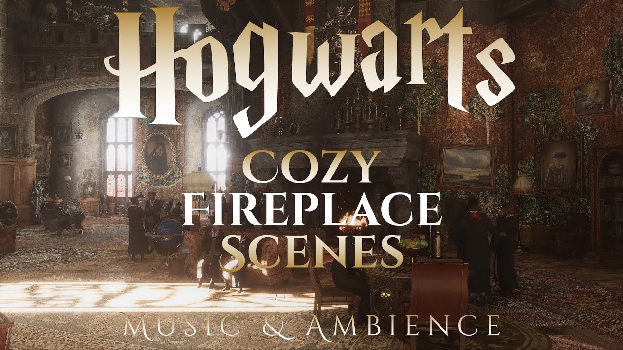 18 Unique Fireplace Scenes in Hogwarts Legacy | Cozy Ambience and Music | Harry Potter