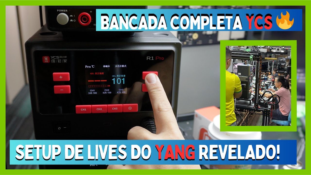 🎥 O Setup de Lives do Yang Revelado! Bancada Completa da YCS