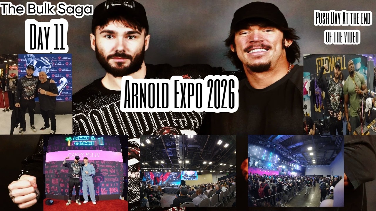 Arnold Expo 2026 Vlog + Bulk Saga 11 (Push Day)