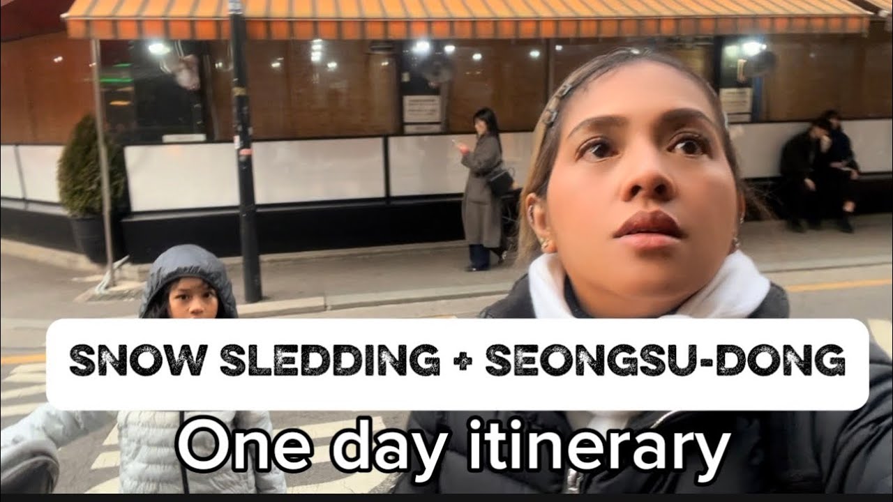 SNOW SLEDDING | SEONGSU-DONG | TIPID HACK IDEAS | 