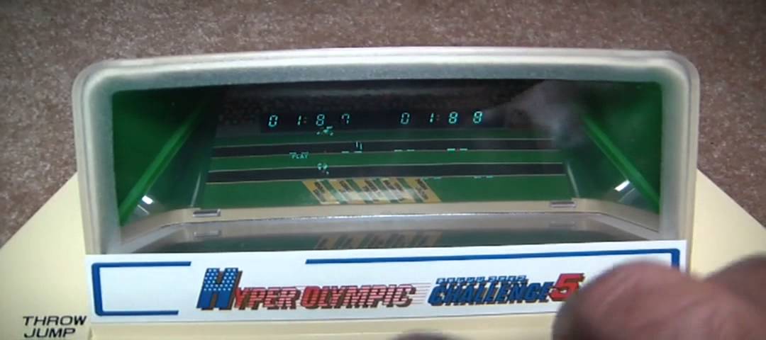 Bandai Hyper Olympic Challenge 5 Electronic Handheld gameplay