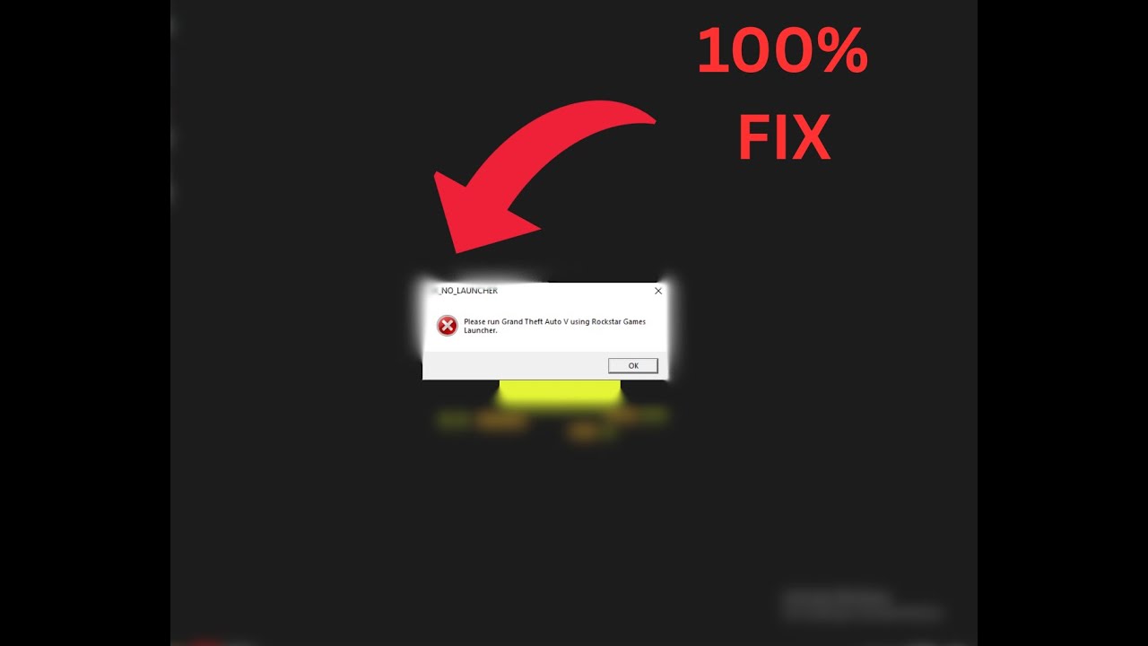 ERR No Launcher please run GTA V using Rockstar games launcher fix