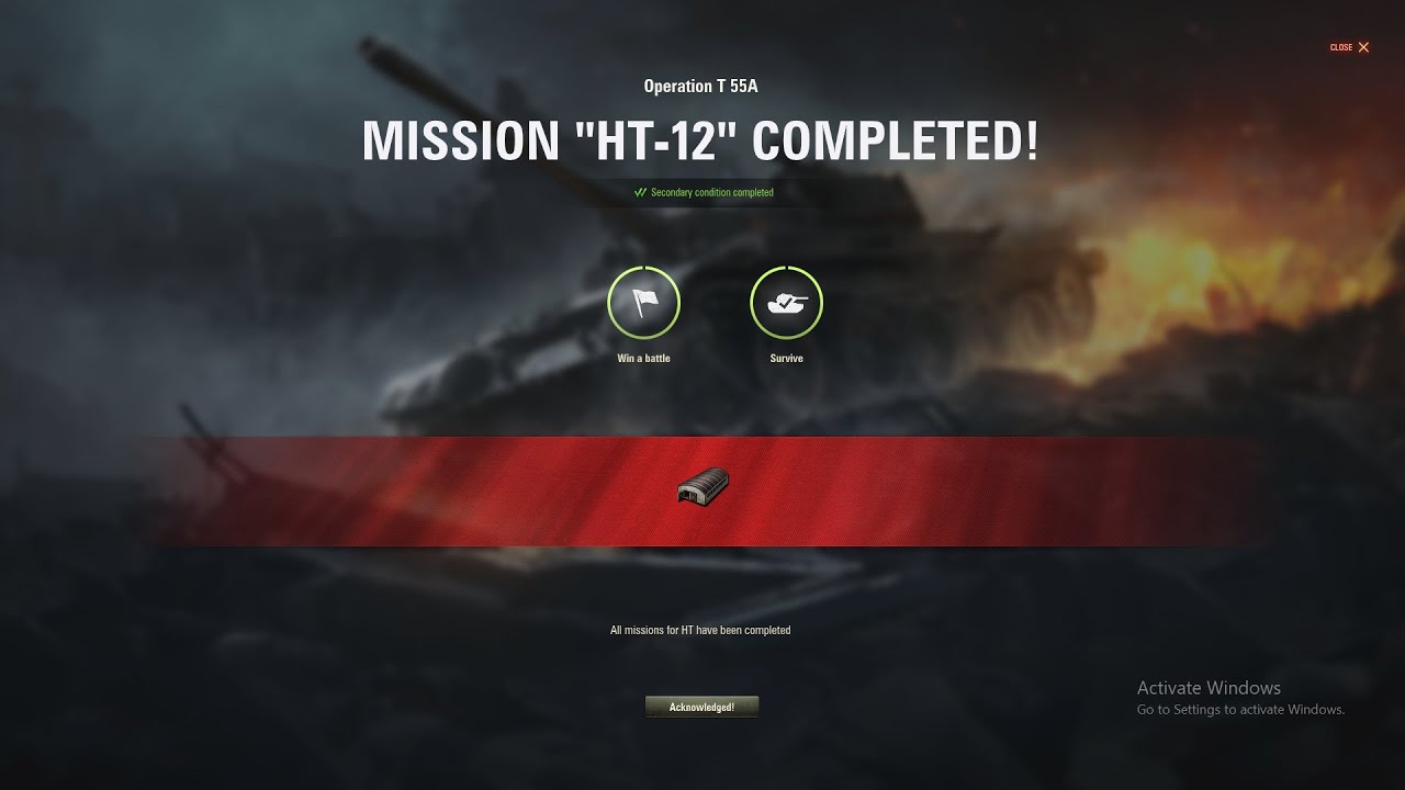 World of Tanks | M-V-Y doing mission HT-12 for T 55A