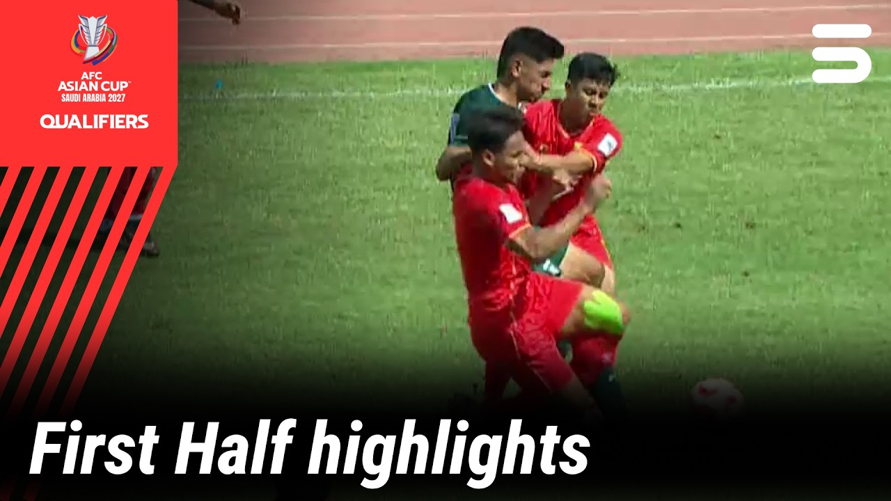 First Half highlights | Pak v Myan | AFC Asian Cup Saudi Arabia 2027 Qualifiers M3T1U