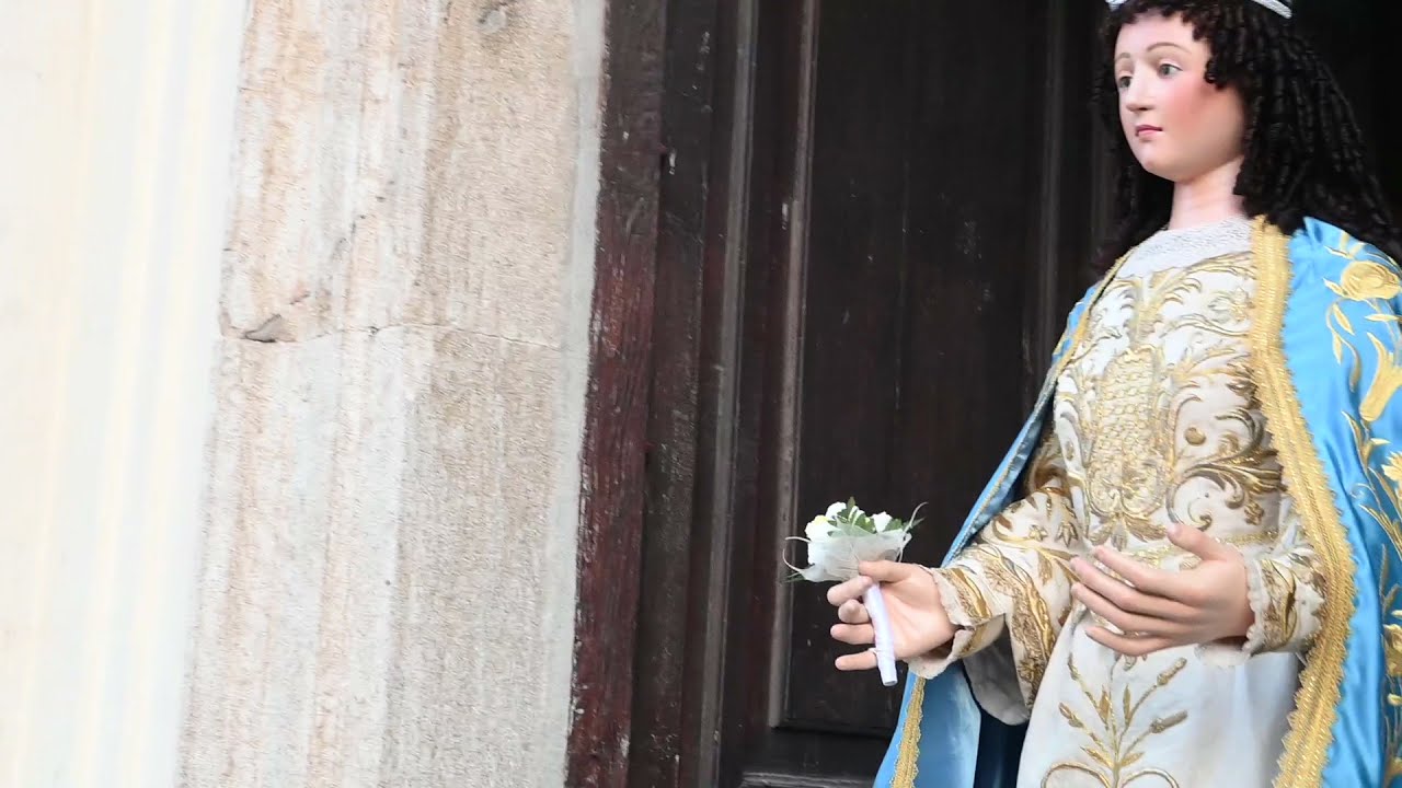 Girifalco SAN ROCCO e VERGINE ASSUNTA festa 2021. Uscita in piazza per la S. Messa.