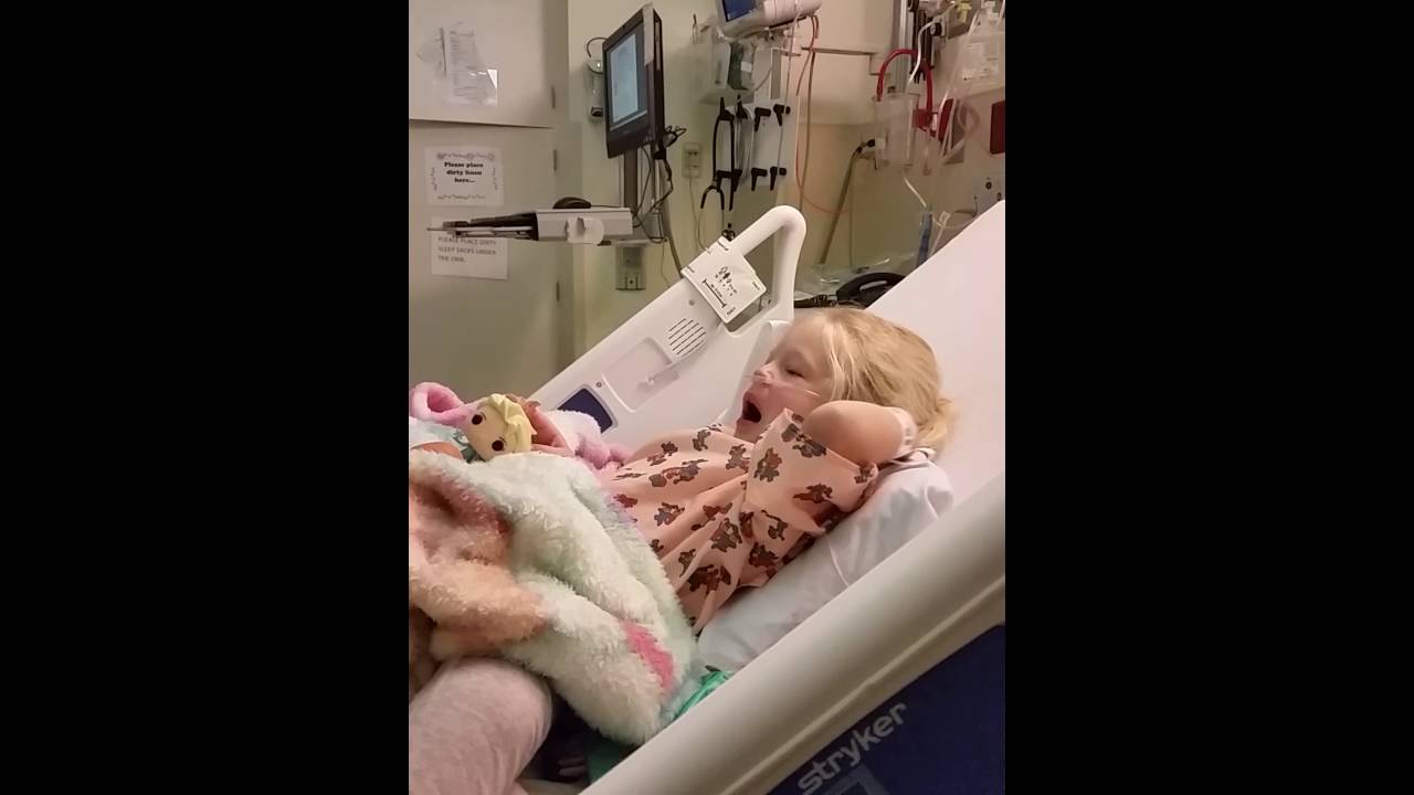 Elsa visits Drew in the hospital