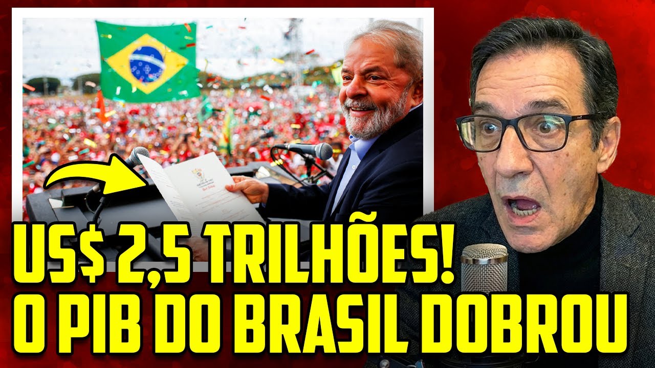 HÁ 1 MINUTO: PIB do Brasil ATINGE 2,5 Trilhões! Washington e Europa ASSUSTADOS! | Marcelo Rocha