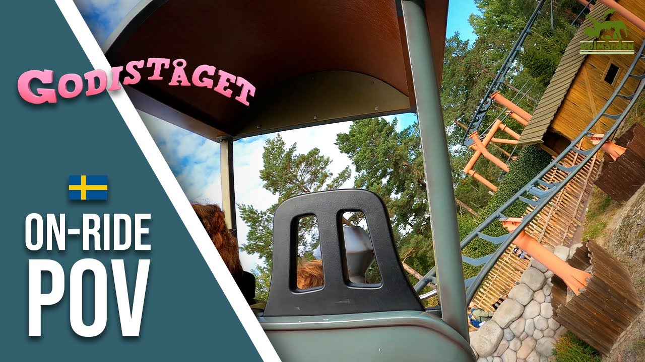 Godiståget | Kolmårdens Djurpark | On-Ride POV 4k60fps - Near Front | Zierer Force Coaster