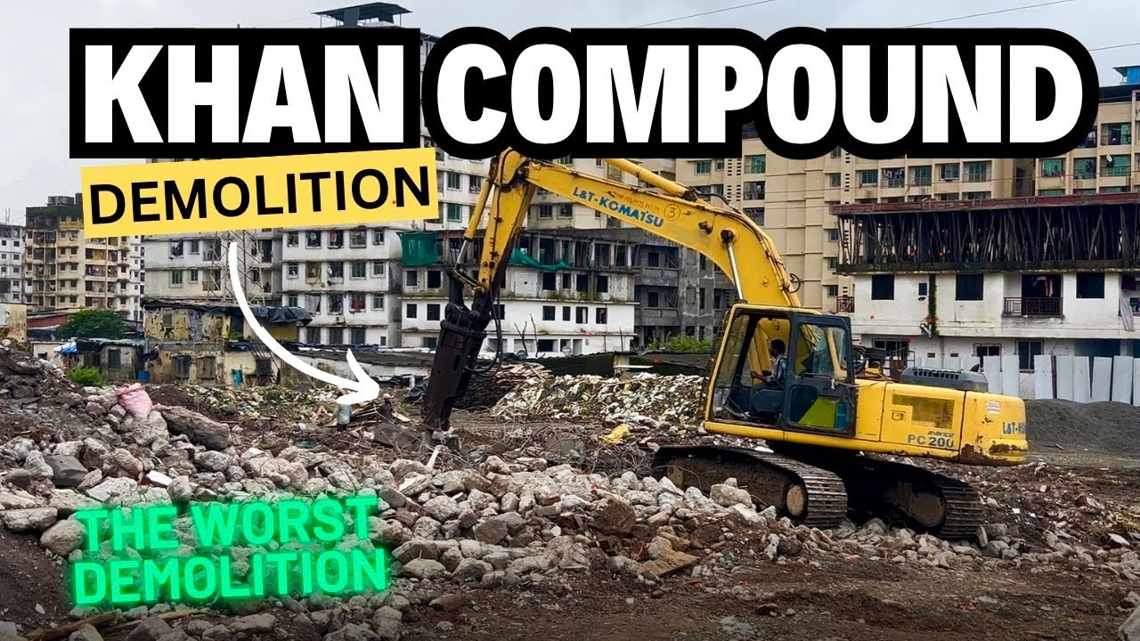 Khan Compound Mumbra me sabhi illegal building ko giraya Gaya💔 new full video Travel Ranger
