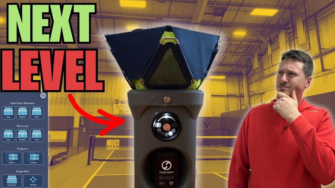 Электронная машина для пиклбола: специальные упражнения, легкая и простая в использовании.