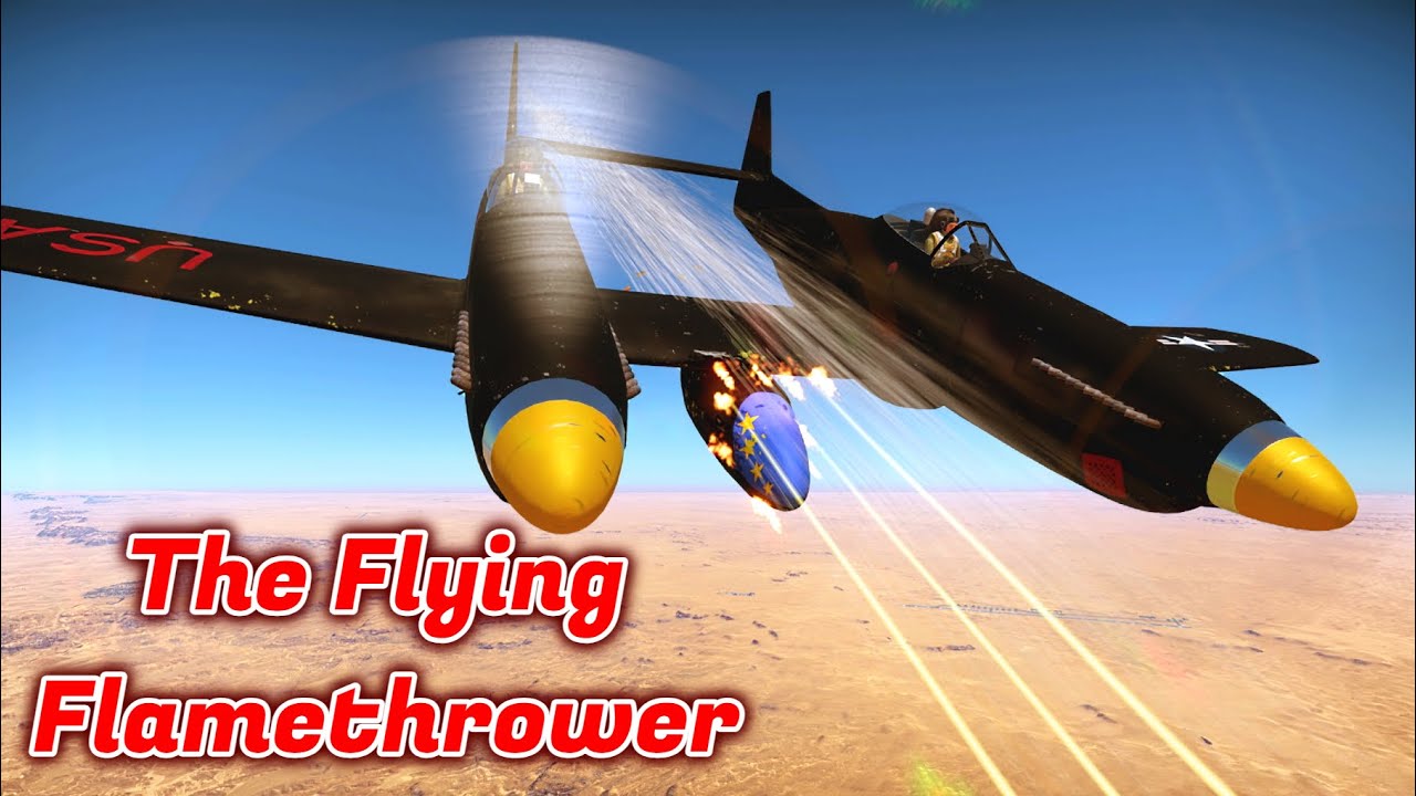 F-82E Twin Mustang - 13,200 Round Per Minute BUZZSAW [War Thunder]