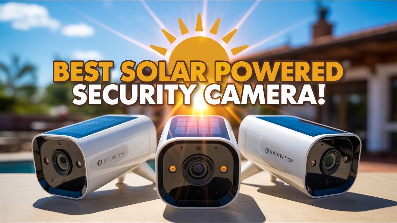 Top 6 Best Solar Powered Security Camera In 2026! 🌎 Keep Your Home Safe & Energy Smart ⚡