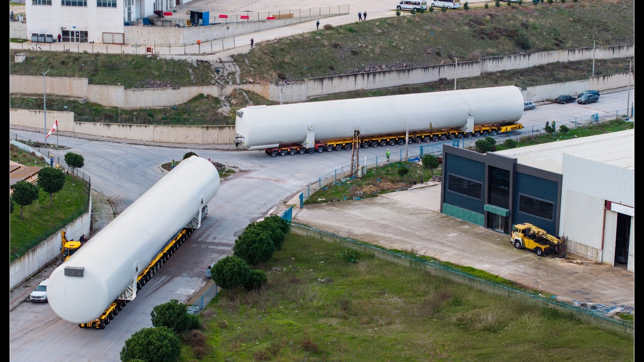 305 Tons ve 1,000 m&sup3; Tanks Heavy Transport Operation