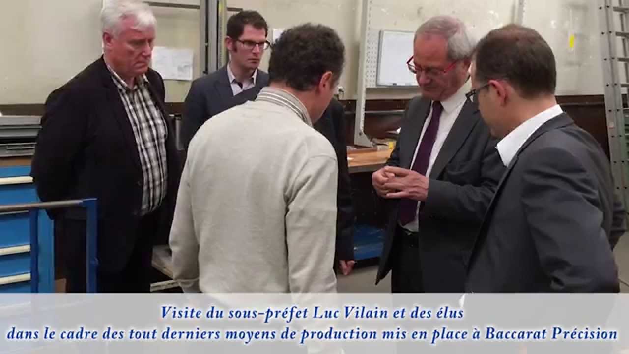 Baccarat Précision  - Visite sous préfet