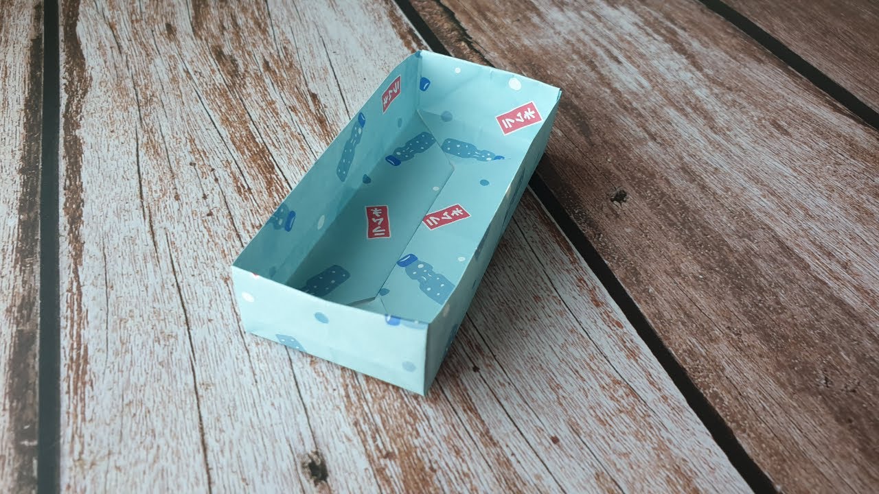 diy紙盒 | 摺紙 | 長方型紙盒 | 手作紙盒 | 收納盒 | origami box | 折り紙ボックス